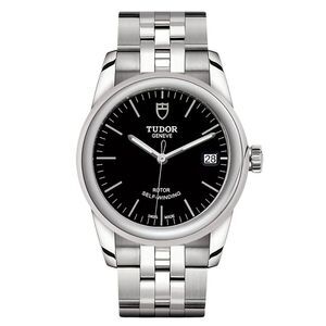 Tudor Men's Glamour Black Dial Watch - M55000-0007
